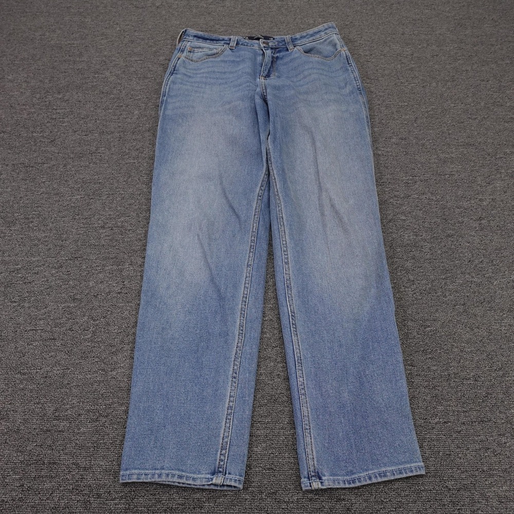Hollister Ultra High-Rise Mom Jeans Juniors‎ 11R Blue Medium Wash 30x27